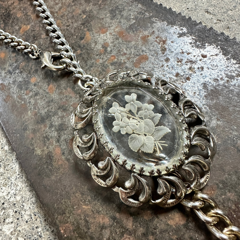 Glass Bouquet Necklace