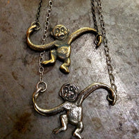 Brass Monkey Necklace - Heyltje Rose Shop