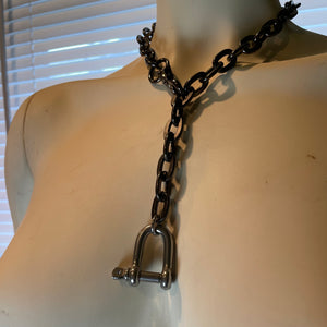 Antiqued Silver Choker Lariat Necklace - Heyltje Rose Shop